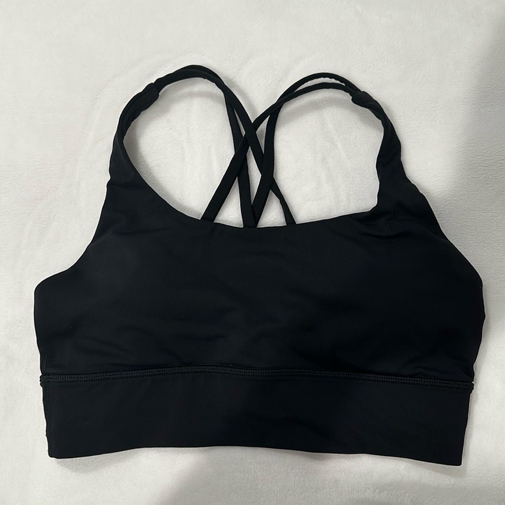 lululemon athletica Black Strappy Sports Bra